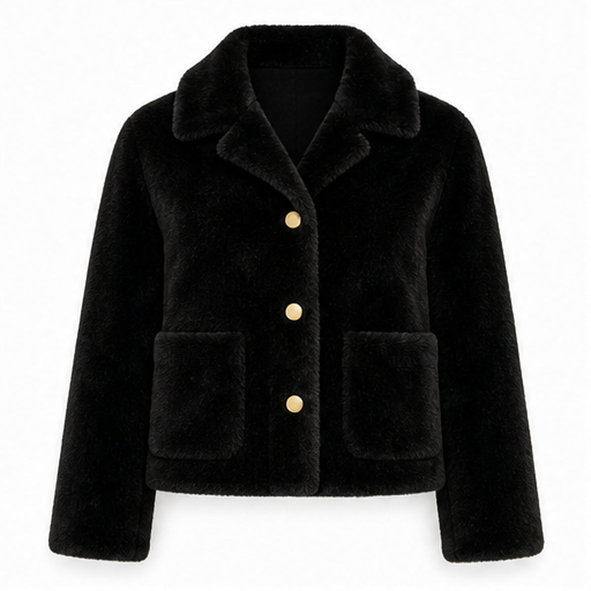 Reversible Faux Fur Jas - S/M & M/L