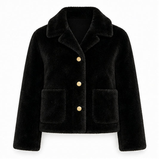 Reversible Faux Fur Jas - S/M & M/L