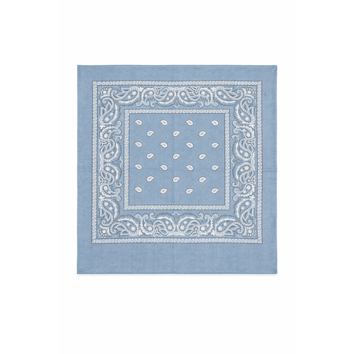 HS Bandana - In 10+ Kleuren - Classic - Katoen - Lichtblauw