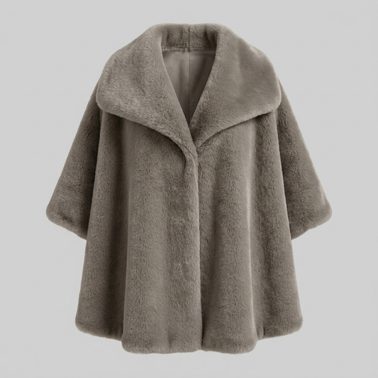 Faux Fur Poncho – Model 41090