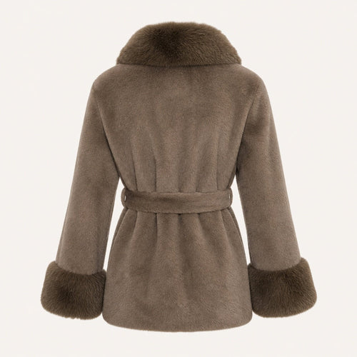 Faux Fur Jas - One Size