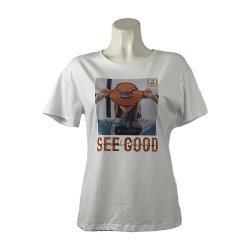 Trendy T-shirt met Unieke Print en Comfortabele Pasvorm - Mapsy B.V