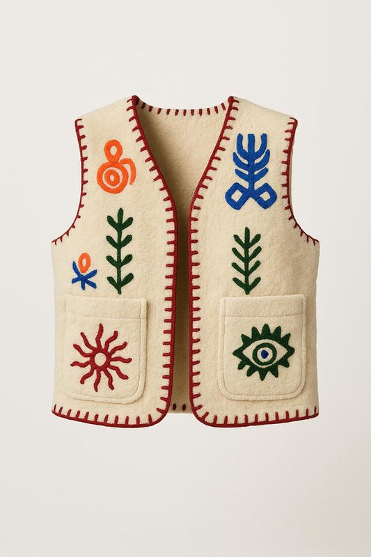 Cozy Gilet Symbols