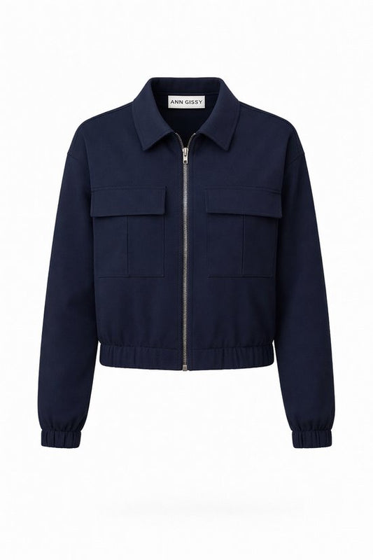Verfijnd Damesjasje Marine
