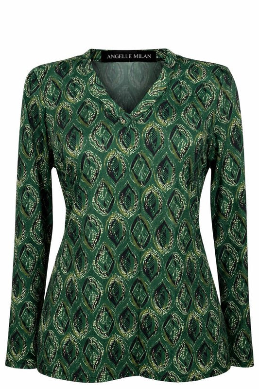 Groene Glamour Blouse