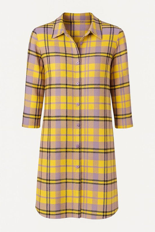 Ruitjurk Geel Lila