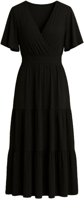 Maxi Jurk Elegant Zwart