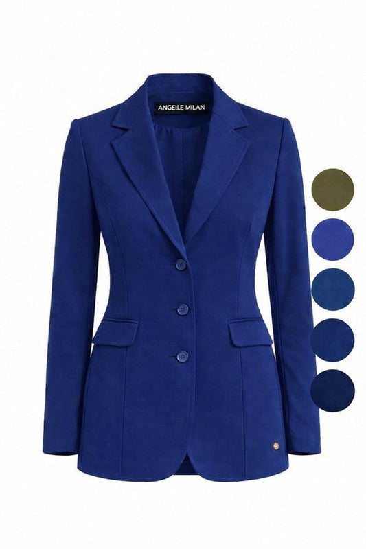 Blauw Jasje 3 Knopen