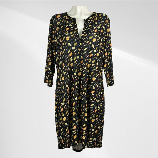 Soepelvallende Travelstof Damesjurk Plus Size