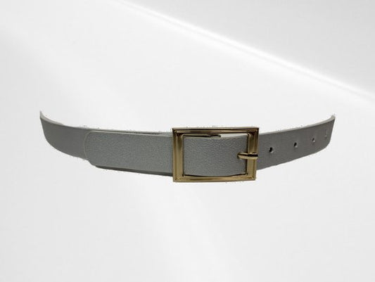 Casual riem Synthetic Dunne Zilver