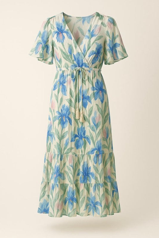 Chique Jurk Bloemen Ceintuur