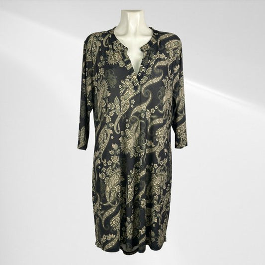 Soepelvallende Travelstof Damesjurk Plus Size