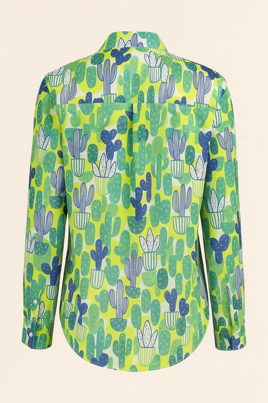 Creme Botanic Printblouse