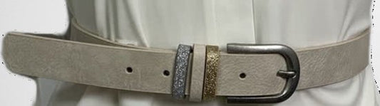 Casual riem Synthetic Normale Beige