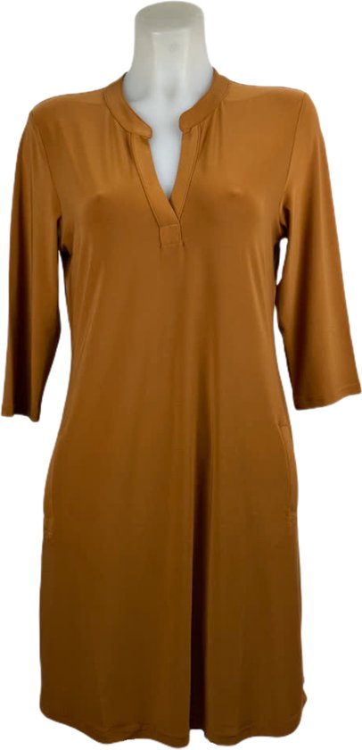 Cognac Effen Jurk