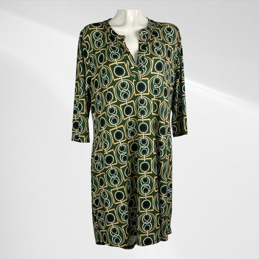 Soepelvallende Travelstof Jurk Plus Size