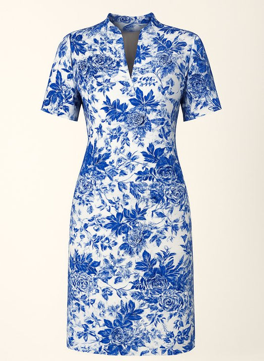 Kleurrijke Zomerjurk van Stretchstof