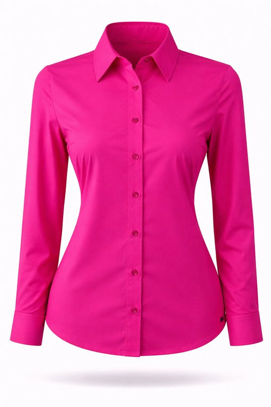 Fuchsia Casual Blouse