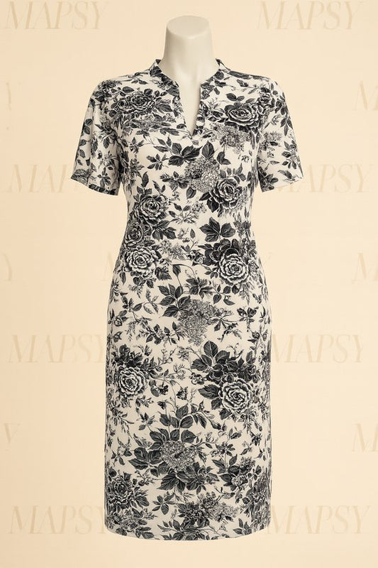 Kleurrijke Zomerjurk van Stretchstof