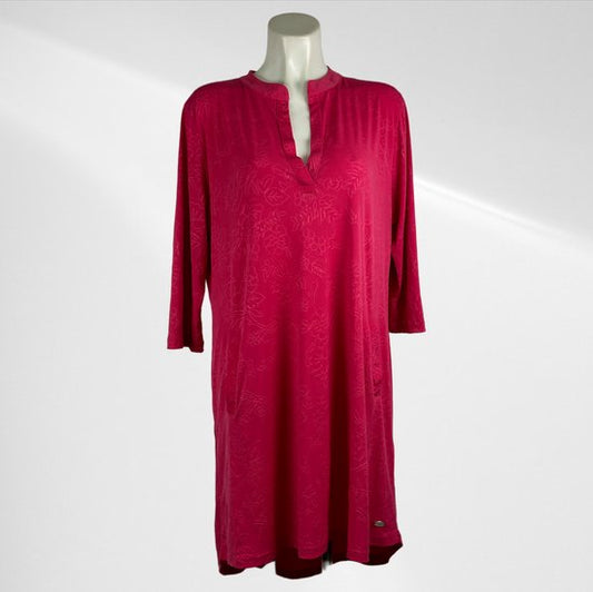 Soepelvallende Travelstof Jurk Plus Size