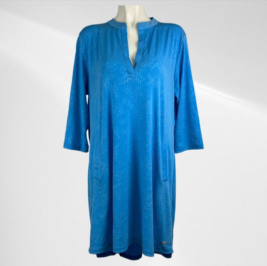 Soepelvallende Travelstof Jurk Plus Size