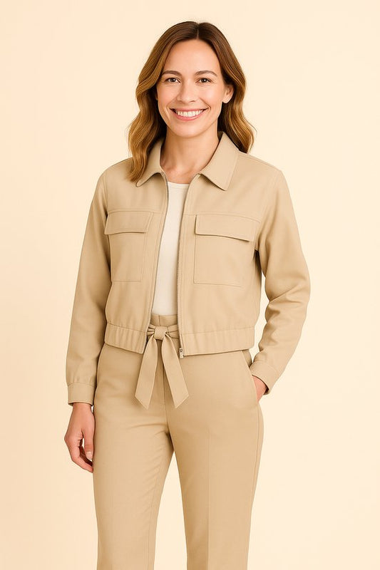 Verfijnd Damesjasje Crème