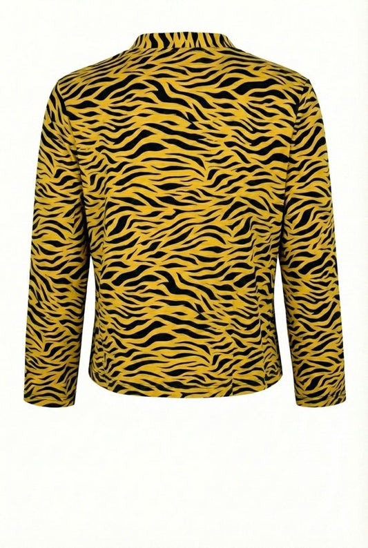 Gele Zwarte Tijger Blouse
