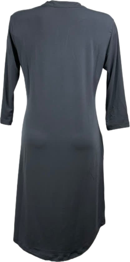 Antraciet Effen Jurk