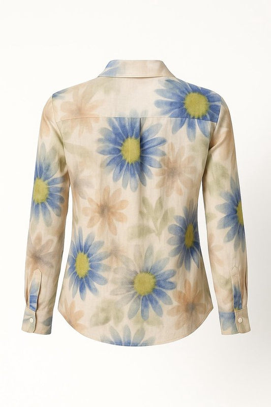 Blouse Aquarelprint Bloemen