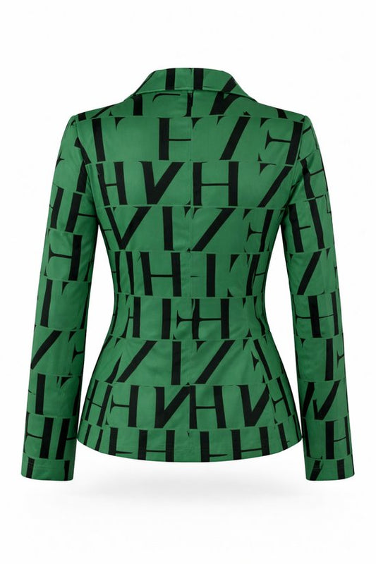 Groen/Zwarte Travel Blazer