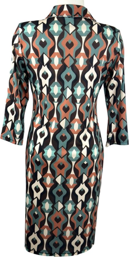 Multi-Blauwe Zomerjurk