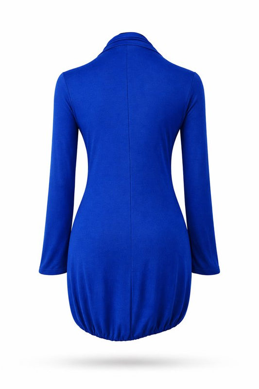 Casual travelstof vest Blauw