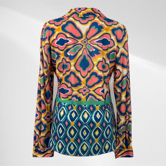 Travelstof Blouse Multikleur