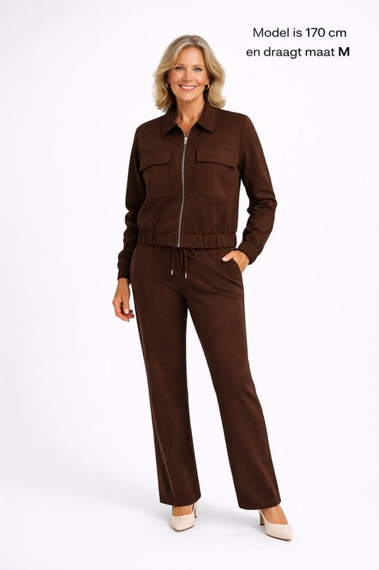 Verfijnd Damesjasje Choco