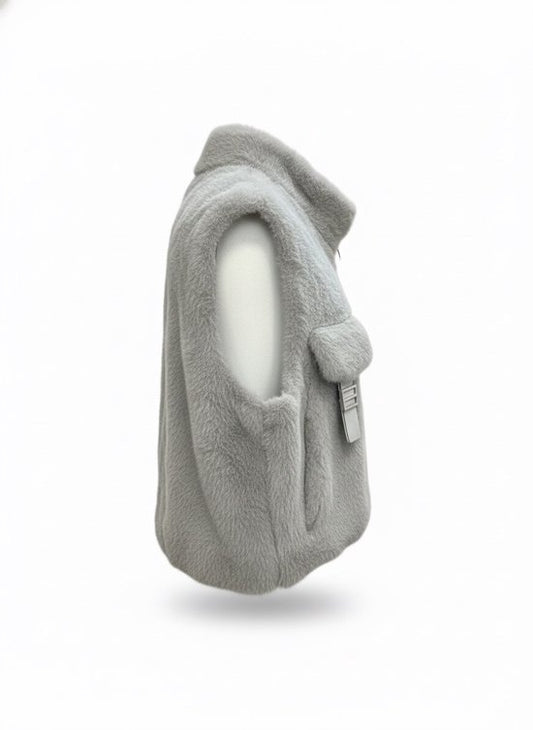 HS Teddy Sleeveless Bodywarmer – One Size – Trendy Winterlook