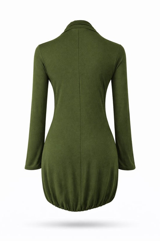Casual travelstof vest Groen