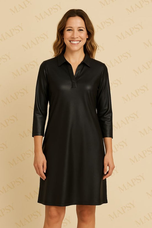 Leather Look Damesjurk Winter