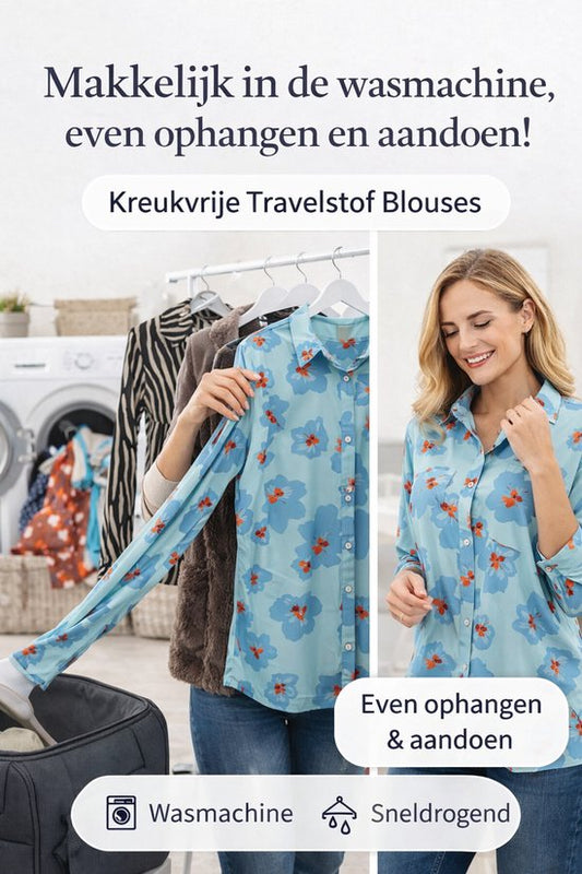 Travelstof Jurk Indian Rouge