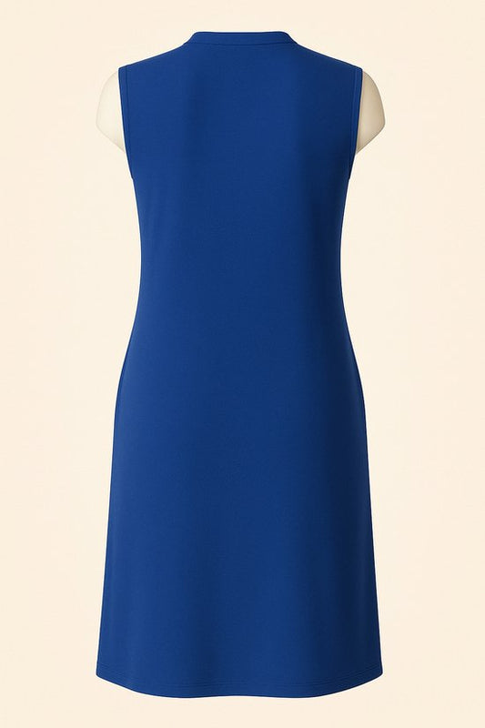 Mouwloze Traveljurk Kobaltblauw