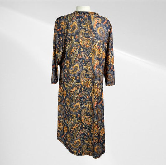 Soepelvallende Travelstof Jurk Plus Size