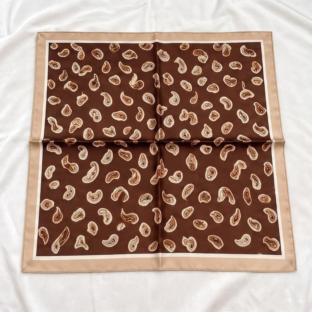 Satijnen Sjaal 70x70 - Paisley