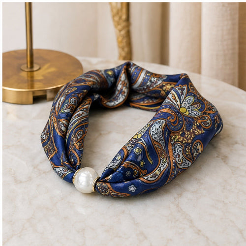 Parelsjaal met Paisleyprint