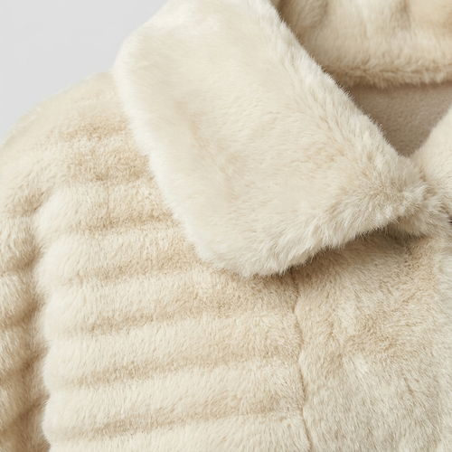 Faux Fur Poncho – Model 41091