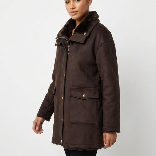 Faux Fur Jas – Model 41215