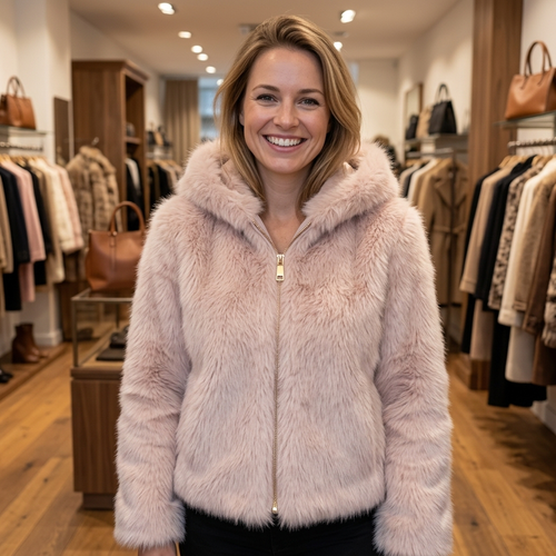 Faux Fur Jas – Model 41185