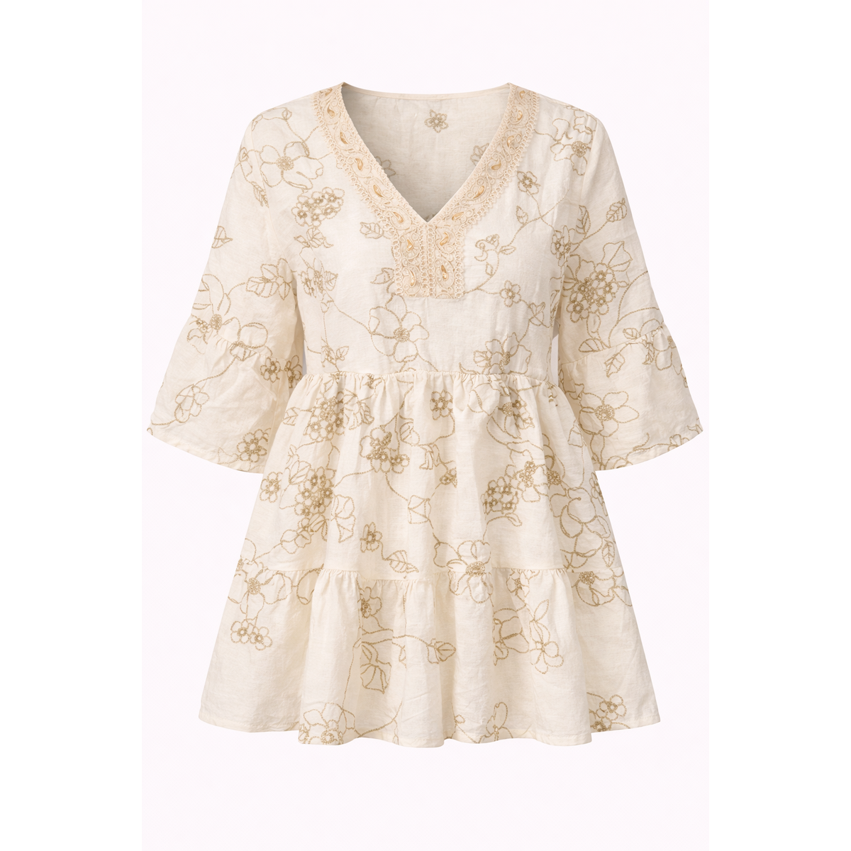 HS Zomerjurk - Luchtig - Free Size - comfortabele pasvorm - 2 kleuren - originele variantfoto