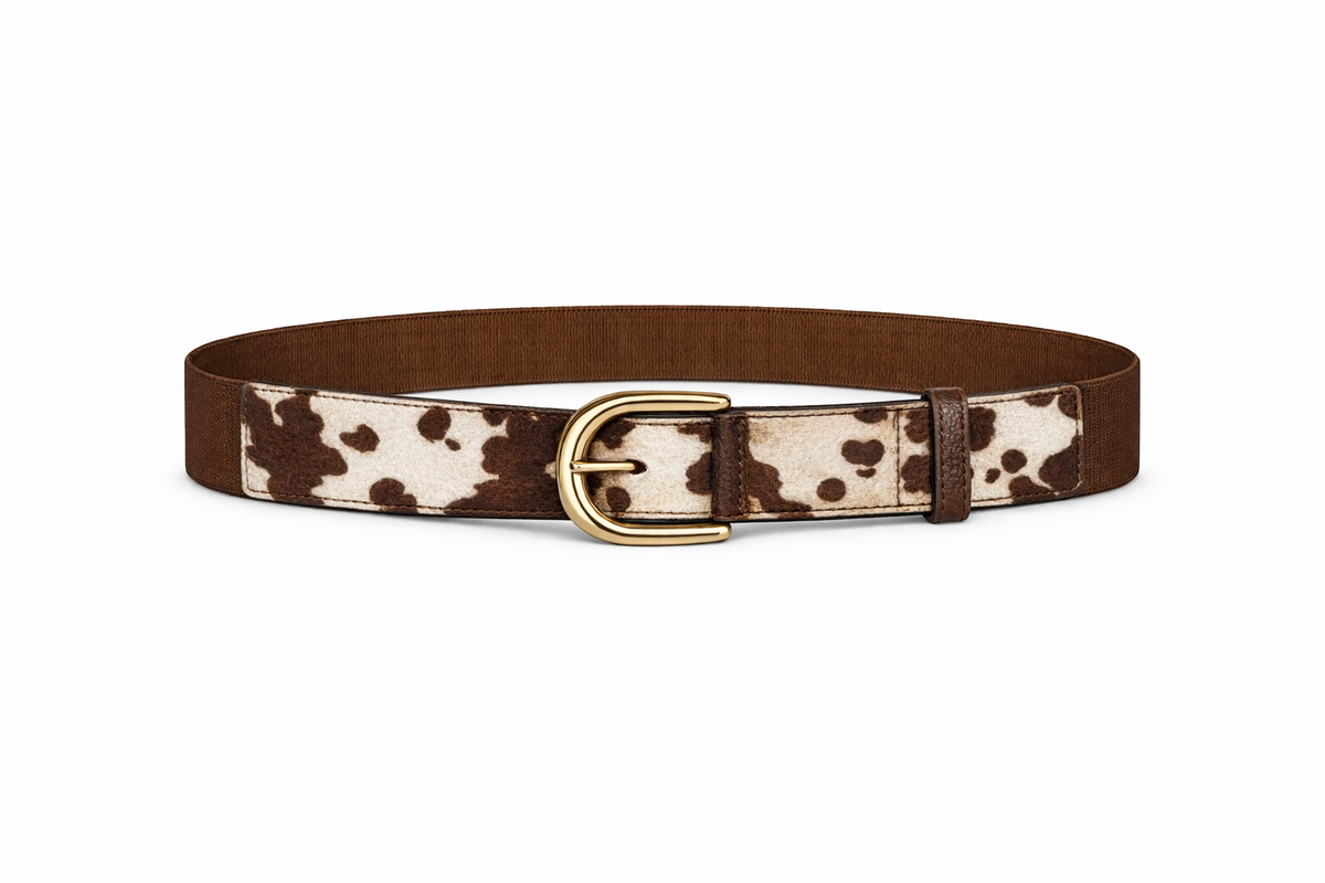 Riem met Koeienprint