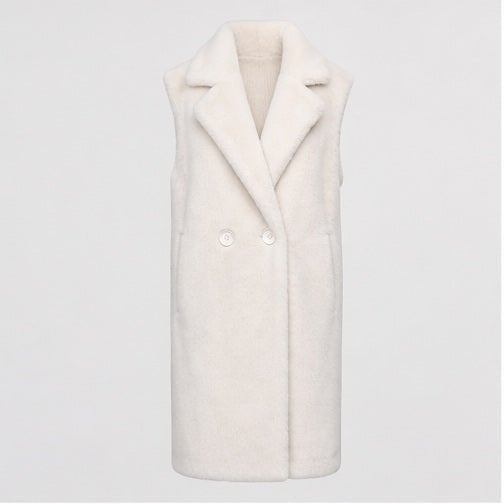 Lange Faux Fur Bodywarmer - One Size