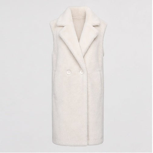 Lange Faux Fur Bodywarmer - One Size