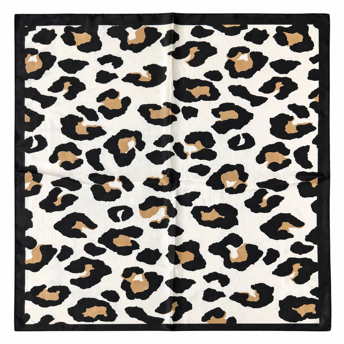 HS Sjaal - 70x70 NIEUW - In 3 Kleuren - Zijde Satijnen Look - Zwart